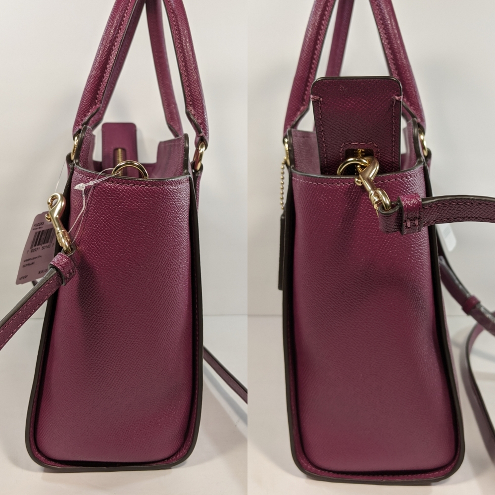 💜 NWT Leah satchel crossbody HTF color!! - Picture 5 of 8